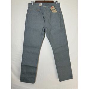 New Levi's 501 Shrink To Fit Original Straight Rigid Gray Jeans Men's 31x32